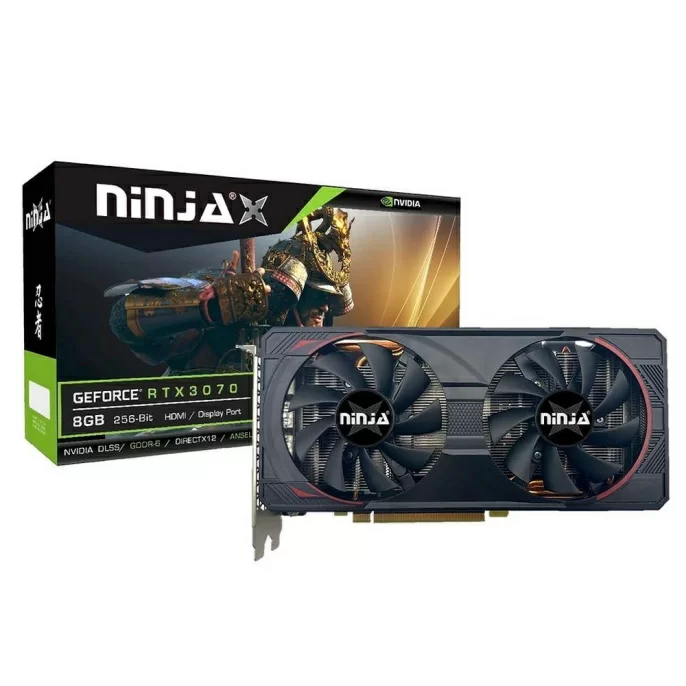 Видеокарта Ninja (Sinotex) RTX3070 8GB GDDR6 256bit 3xDP HDMI 2FAN RTL