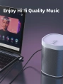 Аудиокабель CABLETIME CF12H (CT-AV311-P11RGN-SG1) 1 м, AUX стерео 3,5 мм (1/8") 90 градусов, медный, черный ПВХ нейлоновый