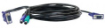 Кабель D-Link DKVM-CB/B1A 1.8м, многожильный,  черный