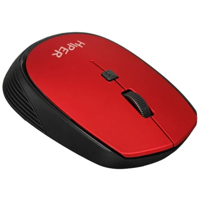 Мышь HIPER беспроводная HOMW-082 {1600dpi, красный, USB, 4кнп}