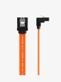 Кабель CABLETIME CAS1E (CT-SATA3R-B0.5) 0.5 м, Orange, SATA 3.0 с прямым углом