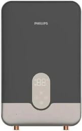 Водонагреватель Philips AWH1011/51(85HB),  проточный,  8.5кВт,  кран и душ,  серый