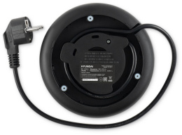 Чайник электрический Hyundai HYK-S4017 1.7л. 2200Вт черный корпус: металл