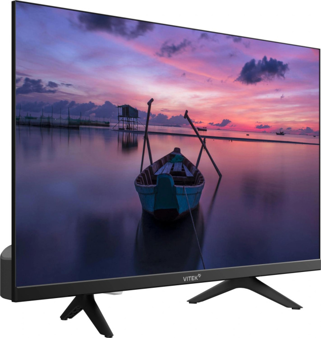 Телевизор LED Vitek 24" VT-24HBB200 Frameless черный HD 60Hz DVB-T DVB-T2 DVB-C DVB-S DVB-S2 USB 2.0