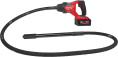 Вибратор для бетона Milwaukee M18 FCVN12-551 (4933479597) (аккумуляторный, для уплотнения бетона, диаметр булавы: 25 мм, длина вала: 1.2 м, частота вибрации: 12500 виб/мин, 18 В, гибкий вал, M18 HB5.5 аккумулятор, M12-18 FC зарядное устройство в комплекте