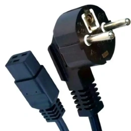 Кабель питания для UPC Gembird/Cablexpert, 1.8м, Schuko-С19, 16А, черный, с заземлением PC-186-C19