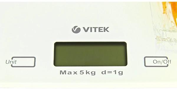 Весы кухонные Vitek Orange VT-2418,  рисунок