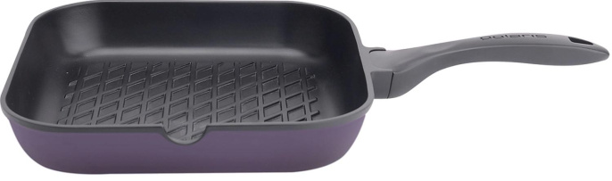 Сковорода-гриль Polaris Eco collection 28G, 28x28, антипригарное покрытие, алюминиевая