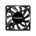 Вентилятор 12В DC ExeGate ExtraSilent ES06010S2P (60x60x10 мм, Sleeve bearing (подшипник скольжения), 2pin, 2000RPM, 16dBA) EX299854RUS