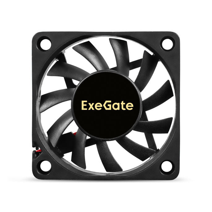 Вентилятор 12В DC ExeGate ExtraSilent ES06010S2P (60x60x10 мм, Sleeve bearing (подшипник скольжения), 2pin, 2000RPM, 16dBA) EX299854RUS