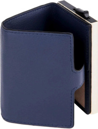 Чехол для кредитных карт Piquadro Lyra PP5649W92R/BLU4, кожа натуральная, синий