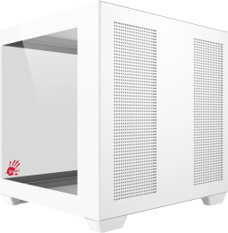 Корпус mATX BLOODY CC-121, Mini-Tower, без БП,  белый [cc-121-wh]