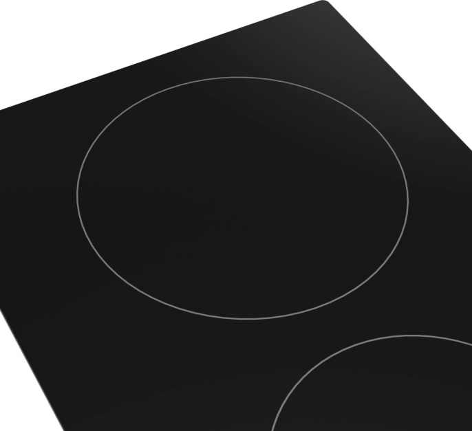 Электрическая варочная поверхность Indesit IRT 130, конфорок: 2 шт.,  стеклокерамика,  независимая, черный