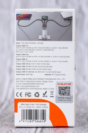 Зарядное устройство CABLETIME G65AW (CT-GAN65A-PW) GaN PD3.0 2C1A 65 Вт, белый