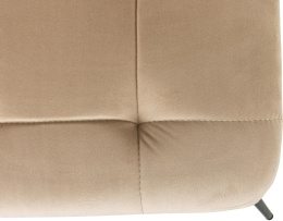 Стул для дома Бюрократ CH-K1 бежевый Holland 06 металл черный на ножках CH-K1_1/HL07