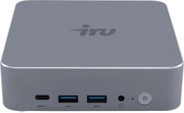 Неттоп IRU Tactio 515 i5 12450H 2 16Gb SSD512Gb Iris Xe без ОС 2xGbitEth WiFi BT 100W серый RUS 2195519