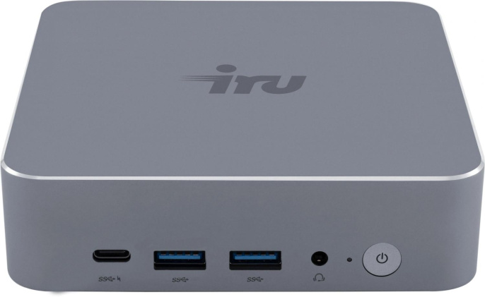 Неттоп IRU Tactio 515 i5 12450H 2 16Gb SSD512Gb Iris Xe без ОС 2xGbitEth WiFi BT 100W серый RUS 2195519
