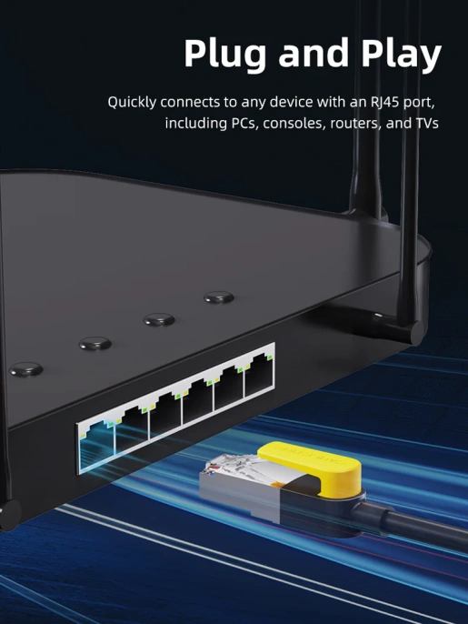 Патч-корд CABLETIME CN70H (CT-CAT7F-PB1) 1 м, FTP Gigabit Ethernet CAT7, желтый+черный