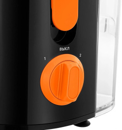 Соковыжималка центробежная Kitfort КТ-1198 400Вт оранжевый/черный