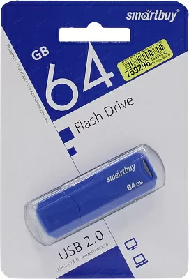 Накопитель SmartBuy Lara SB4GBLara-B USB2.0 Flash Drive 4Gb (RTL)