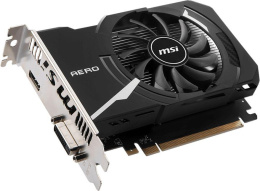Видеокарта MSI NVIDIA  GeForce GT 1030 GT 1030 AERO ITX 4GD4 OC 4ГБ Aero, DDR4, OC,  Ret