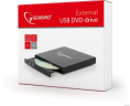 Оптический привод Gembird DVD-USB-02, черный 099240