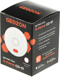 Датчик утечки газа GEOZON GD-01,  белый [gsh-sdg01]