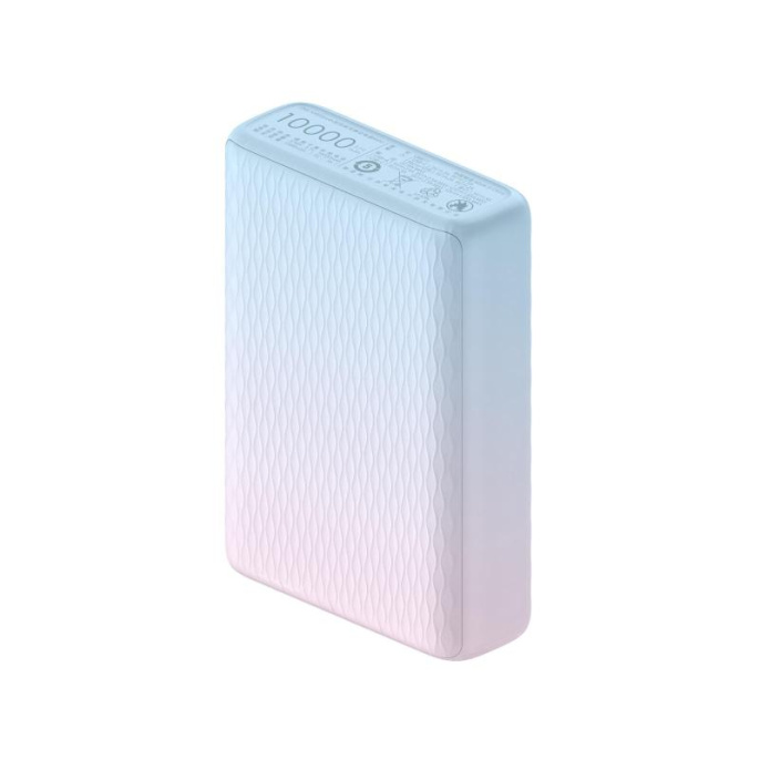 Мобильный аккумулятор ZMI QB817 10000mAh QC3.0/PD3.0 22.5W 3A 2xUSB-A/USB-C голубой/розовый QB817 COLOR