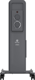 Масляный радиатор Royal Clima Ardea ROR-AR5-1000M, с терморегулятором, 1000Вт, 5 секций, 3 режима, графитовый