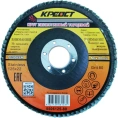 Круг лепестковый торцевой по металлу (10 шт; 125х22 мм; Р80) Креост 5506125-80