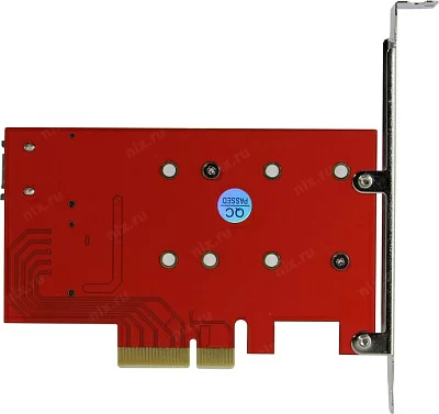 ORIENT C296E Адаптер 2xM.2 - PCI-Ex4 / SATA