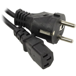 Telecom Кабель питания TP021-IEC320-C13/SHM-1.8-BK компьютер - розетка 220V 1.8м Европейский стандарт [6926123461327]