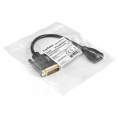 Кабель-переходник HDMI-DVI-D ExeGate EX-CC-HDMIF-DVIM (19F/25M, позолоченные контакты, 0,2м) EX294675RUS