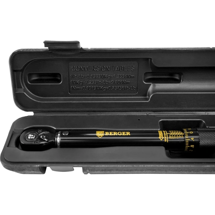 Динамометрический ключ 1/4 дюйма 5-25 Нм Berger BG BG2155