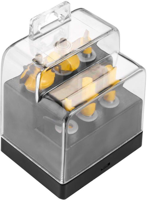 Набор фрез DEKO DH06-2, универсальный, 8мм, 6 [065-0789]