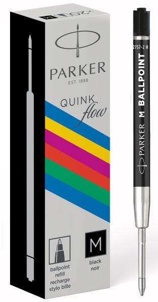 Стержень шариковый Parker Basic Z09 средний (M) 1мм цвет чернил: черный, без упаковки [2168602]