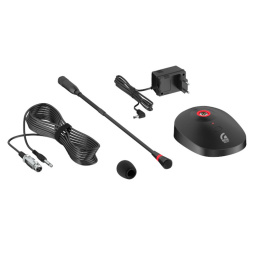 Микрофон настольный Roxton RM-01 с ветрозащитой и кабелем 5 метров