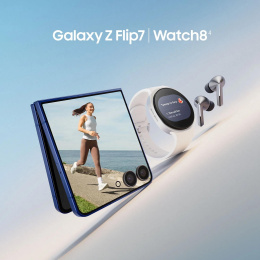 6.9" Смартфон Samsung Galaxy Z Flip7 12/512Gb, SM-F766B, NFC, AMOLED, 120Гц, 4300мAч, черный