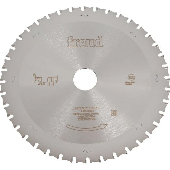 Диск пильный по железу LU6A (216х30 мм; 40 зуб; 2.0/1.6 мм) FREUD PRO LU6A0500