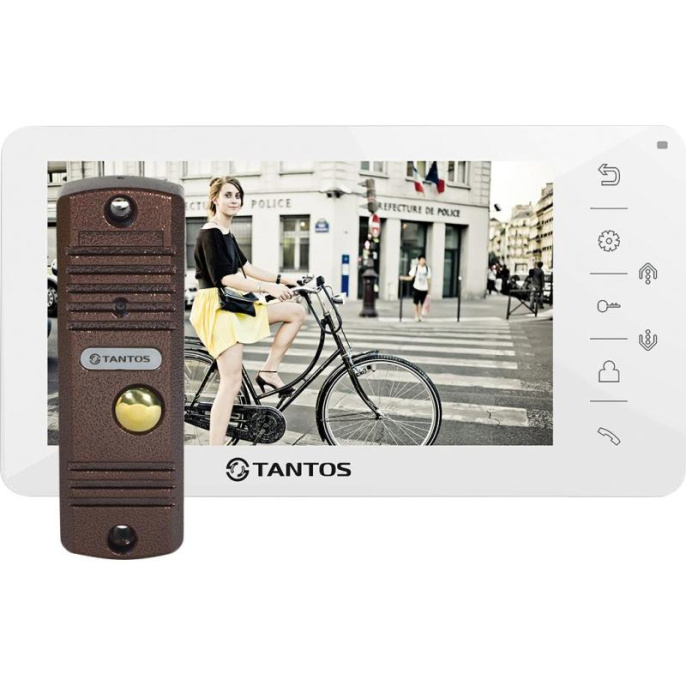 Комплект домофона Tantos Amelie kit белый
