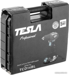 Дрель-шуруповерт аккумуляторная TESLA TCD14BL