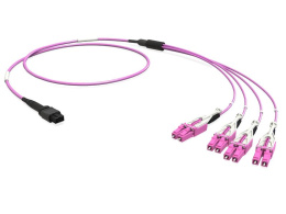 Оптическая соединительная сборка 08 x 50/125 OM4, MTPf/LCHD Uniboot, тип UW, LSZH, 3 м 82224966