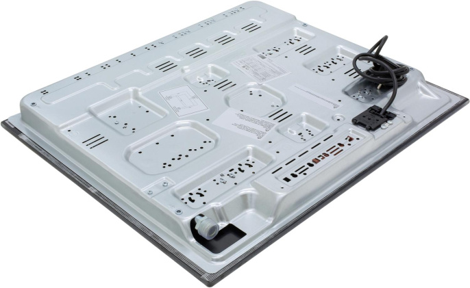 Газовая варочная панель SCHAUB LORENZ SLK GG6018,  4 конфорки,  закаленное стекло,  серый