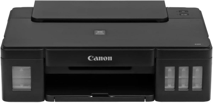 Принтер струйный Canon Pixma G1010 цветная печать, A4, с СНПЧ, черный [2314c012/2314c015]