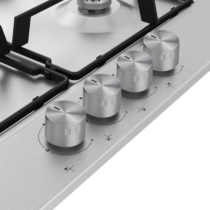 Газовая варочная панель Indesit THPM 641 IX/I, независимая, нержавеющая сталь 869890400130