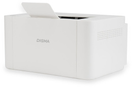 Принтер лазерный Digma DHP-2401 черно-белая печать, A4, белый