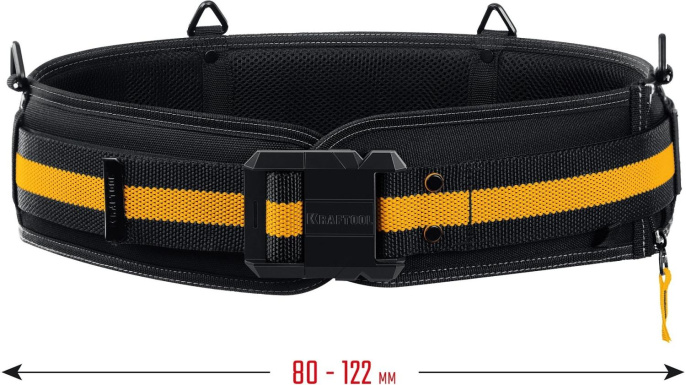 Пояс для инструментов Kraftool KB-2, черный [38763]