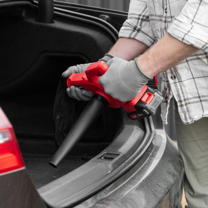 Воздуходувка-пылесос MTX LB-185, красный [59620]