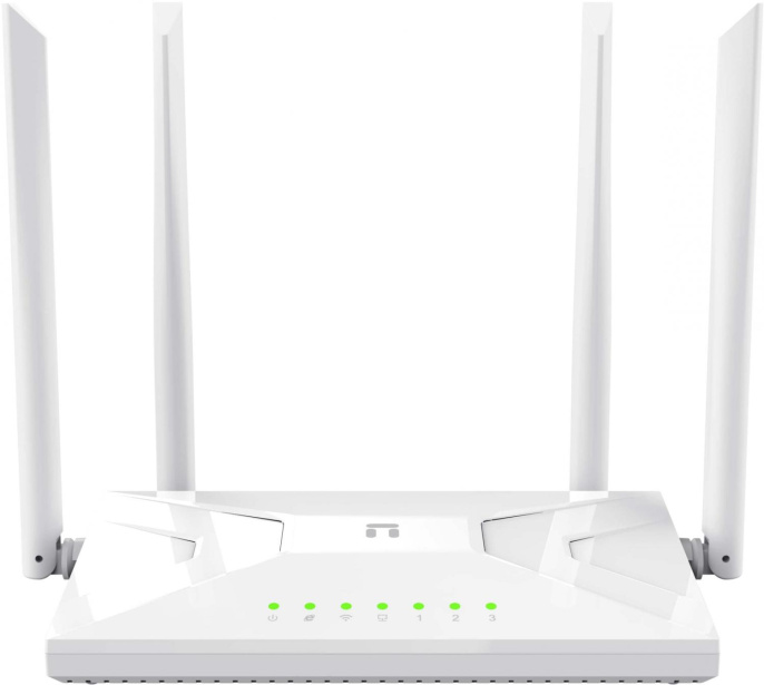 Wi-Fi роутер Netis NC21,  Wi-Fi 5,  AC1200,  2.4/5ГГц, 3 LAN,  1 WAN/LAN, белый