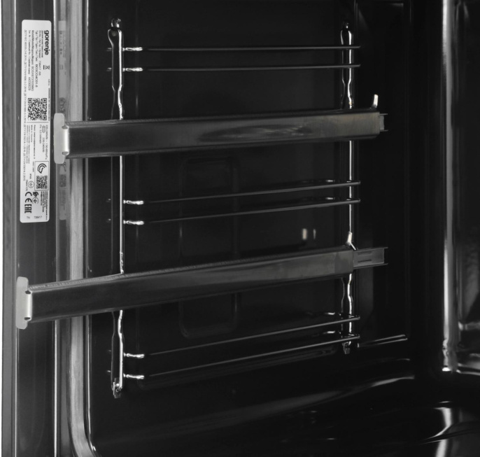 Духовой шкаф электрический Gorenje BOSX6737E09BG,  77л,  дверца с 2 стеклами,  черный